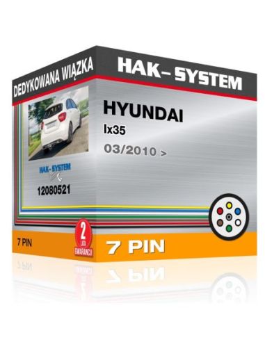 Dedykowana wiązka haka holowniczego HYUNDAI Ix35, 2010, 2011, 2012, 2013, 2014, 2015, 2016, 2017, 2018, 2019 [7 pin]