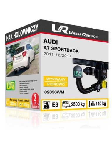 Hak holowniczy Audi A7 SPORTBACK wypinany pionowo