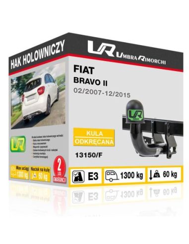 Hak holowniczy Fiat BRAVO II odkręcany