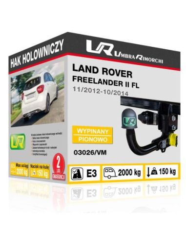 Hak holowniczy Land Rover FREELANDER II FL wypinany pionowo