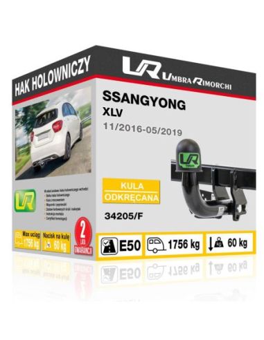 Hak holowniczy Ssangyong XLV odkręcany