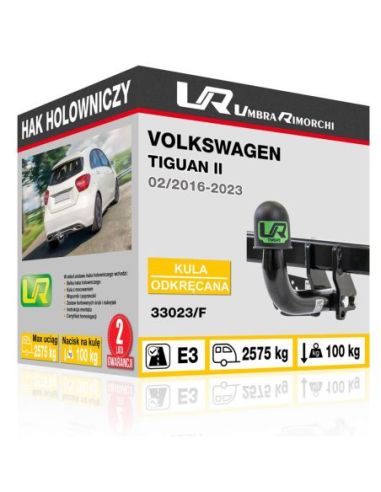 Hak holowniczy Volkswagen TIGUAN II odkręcany