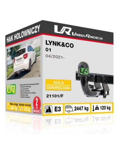 Hak holowniczy Lynk&Co 01 odkręcany